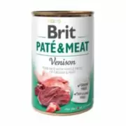 Brit Pate & Meat Dog Venison - Паштет с целыми кусочками оленины и курицей, 400 г