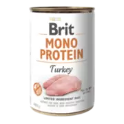 Brit Mono Protein Turkey - Монопротеиновый влажный корм с индейкой, 400 г