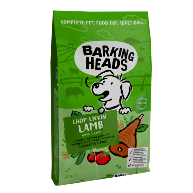 Barking Heads Chop Lickin’ Lamb - Корм для всех пород (ягненок с рисом)