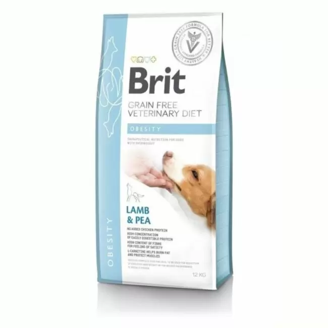 Brit VD Obesity Dog - Беззерновой сухой корм для снижения избыточного веса и поддержания нормальной массы тела у взрослых собак