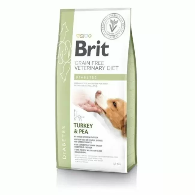 Brit VD Diabetes Dog - ​Беззерновой полнорационный сухой корм для поддержки при лечении сахарного диабета у взрослых собак