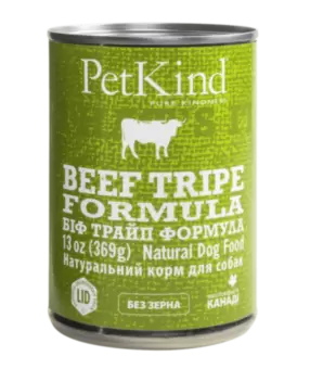 PetKind Beef Tripe Formula - Влажный корм для собак с говядиной и рубцом, 369 г