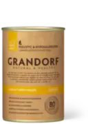 Консервы GRANDORF | ГРАНДОРФ для собак | Утка с Индейкой, 400г