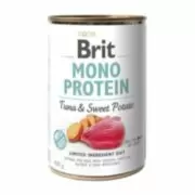 Brit Mono Protein Tuna and Sweet Potato - Монопротеиновый влажный корм с тунцом и картофелем, 400 г