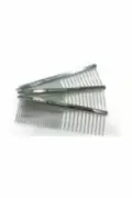 #1 All Systems Pocket / Face Metal Comb 50/50 Карманная металлическая расческа